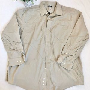 Men’s XL tan dress shirt